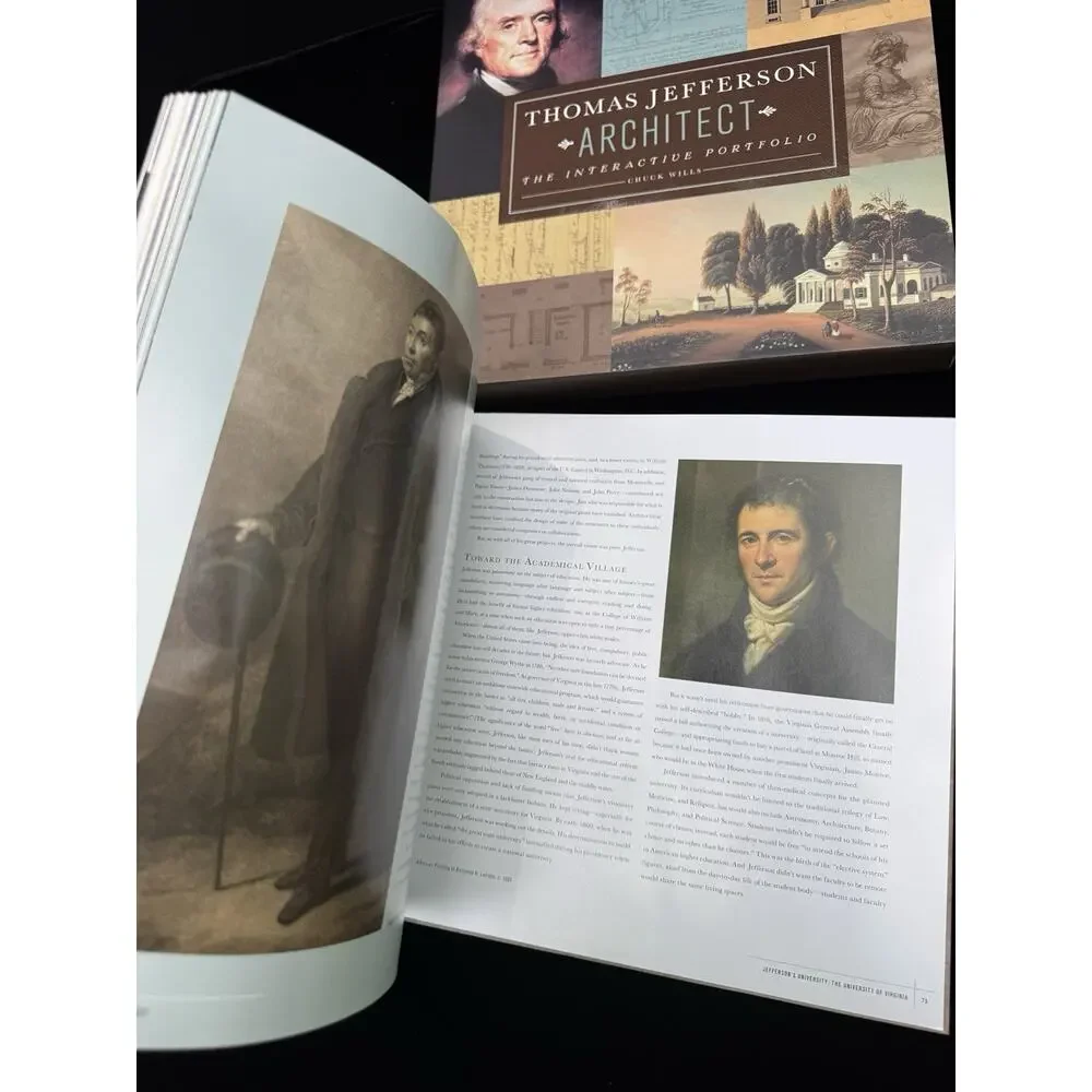 Thomas Jefferson - Architect: The Interactive Portfolio by Chuck Wills Like New!